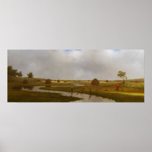 Poster Heade - Marshfield Meadows 1878