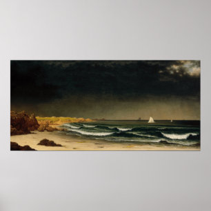 Poster Heade - Orage qui approche, Plage près de Newport