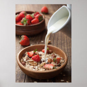 Poster Healthy breakfast