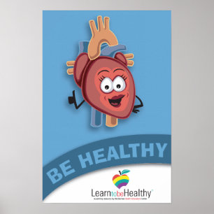 Poster Heart: Be Healthy