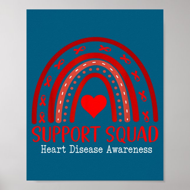 Poster Heart Disease Awareness Month Open Heart Diseases  (Devant)