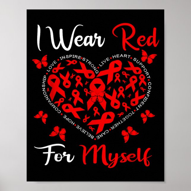 Poster Heart Disease Awareness Month Open Heart Diseases  (Devant)