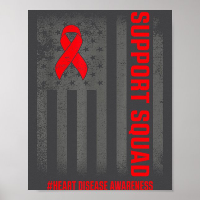 Poster Heart Disease Awareness Month Open Heart Diseases  (Devant)