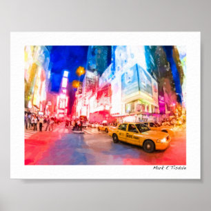 Poster Heart of Times Carré - NYC - Mini