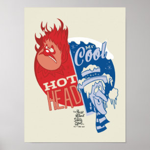 Poster Heat Miser Hot Head & Snow Miser M. Cool
