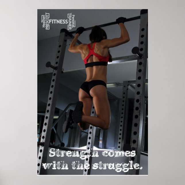 Poster Heather Prescott Fitness & Personal Trainer impres (Devant)