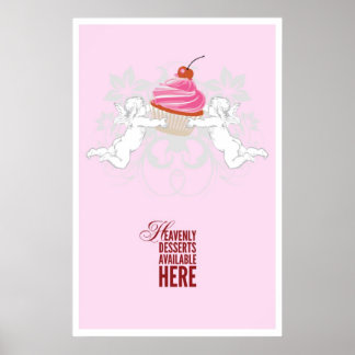 Poster Heavents Desserts Bakery