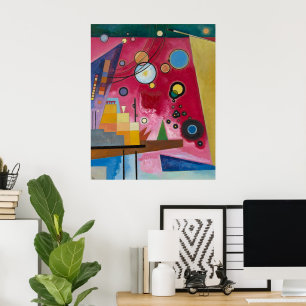 Poster Heavy Red   Kandinsky  