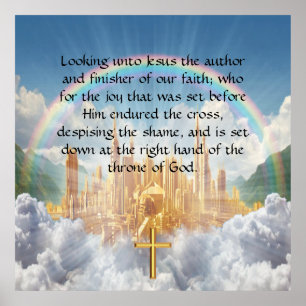 Poster Hébreux 12:2
