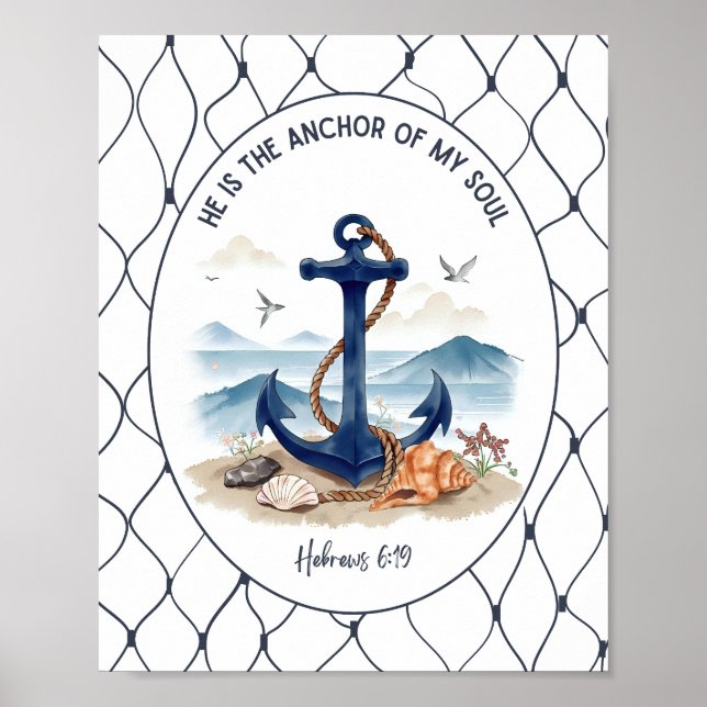 Poster Hebrews 6:19 Wall Art & Decor (Devant)