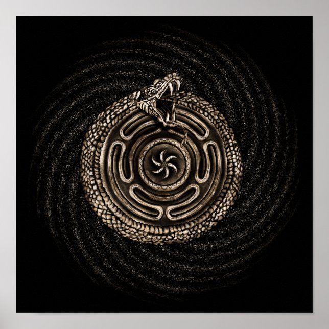 Poster Hecate Wheel avec nos oboros (Devant)