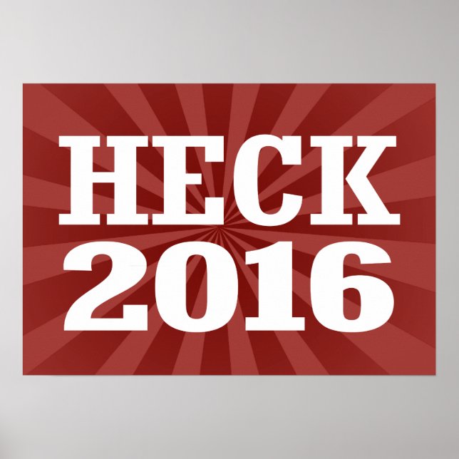 Poster Heck - Joe Heck 2016 (Devant)