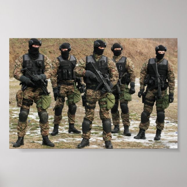 Poster Heckler & Koch Police serbe 2 (Devant)