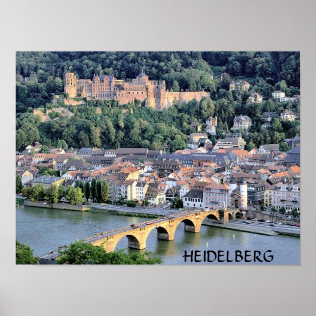 POSTER HEIDELBERG, ALLEMAGNE (Devant)