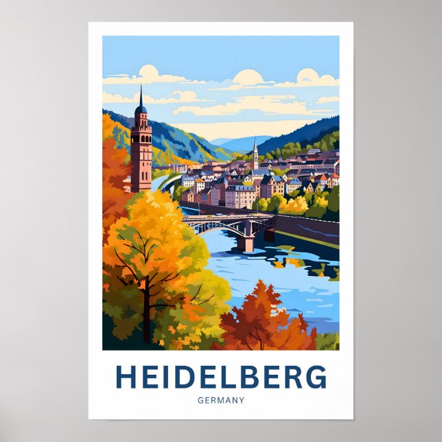 Poster Heidelberg Allemagne Imprimer (Devant)