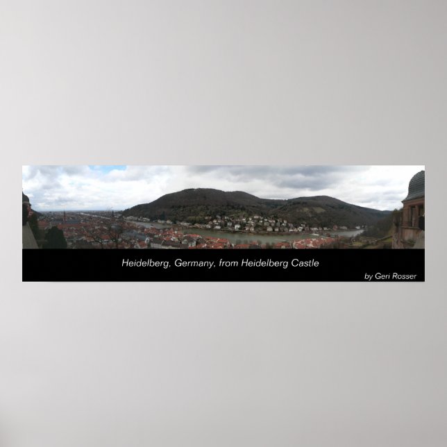 Poster Heidelberg Panorama (Devant)
