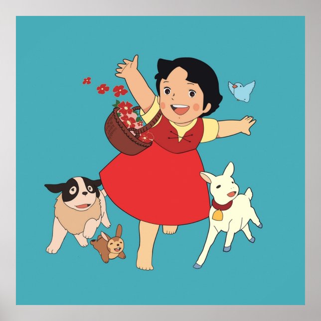 Poster Heidi la fille des Alpes (Devant)