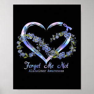 Poster Heimer Sensibilisation Oubliez-moi pas Infinity Co