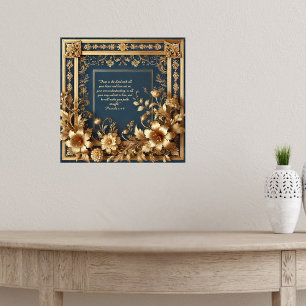 Poster - Heirloom Grace Bible Verse Personnalisable Téléc