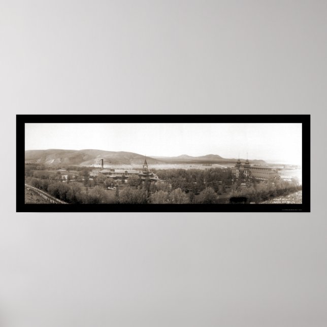 Poster Helena, MT Photo 1907 (Devant)