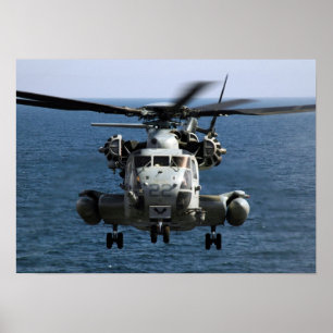 Poster Hélicoptère CH-53E Super Stallion