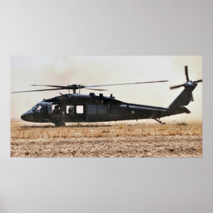 Poster Hélicoptère de Black Hawk UH-60