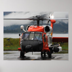 Poster Hélicoptère de la garde côtière MH-60 Jayhawk