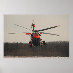 Poster Hélicoptère Jayhawk MH-60 de la Garde côtière