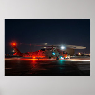 Poster Hélicoptère Jayhawk MH-60 de la Garde côtière