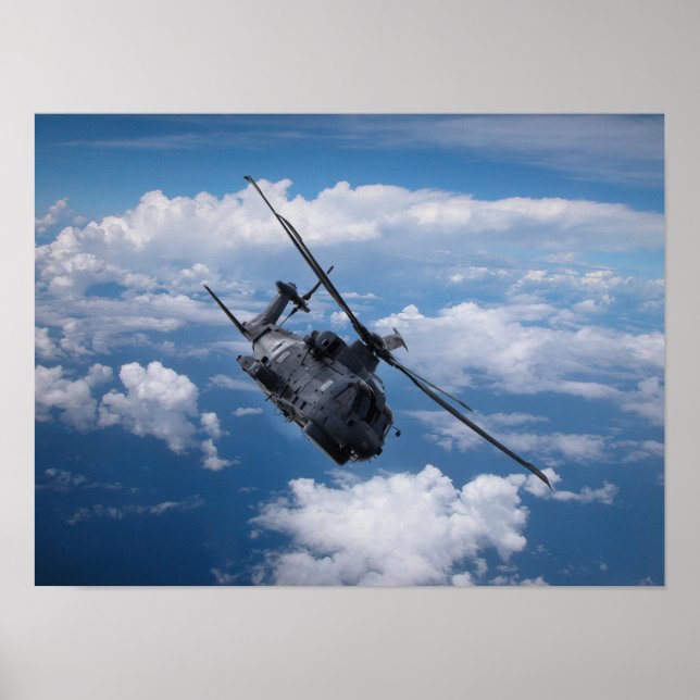 Poster Hélicoptère Merlin EH101 (Devant)