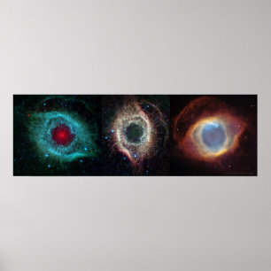 Poster Helix Nebula Eyes 36x12 (36x12)