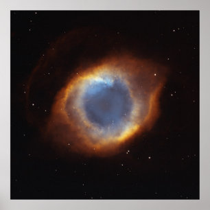 Poster Helix Nebula Visible