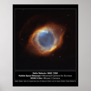 Poster HelixNebula-NGC7293-2003-11a