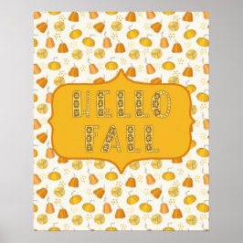 Poster Hello Fall