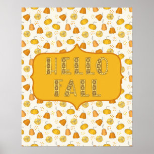 Poster Hello Fall