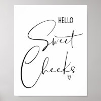 Hello Sweet Cheeks Drôle Citations de salle de bai
