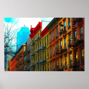 Poster "Hells Kitchen Street" par Urban Gorilla ArtWorks