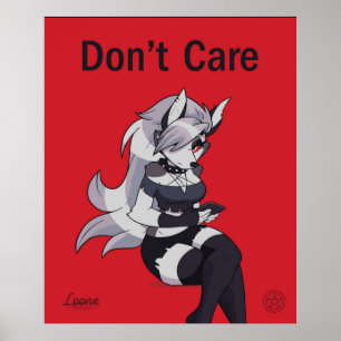 Poster Helluva Boss Loona Dope Fanart