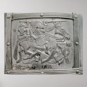 Poster Helmet fragment, from Sutton Hoo Treasure