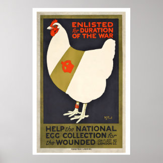 Poster Help the National Egg Collection for the Wounded