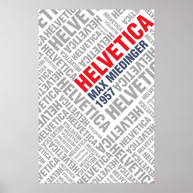 Poster Helvetica (Devant)