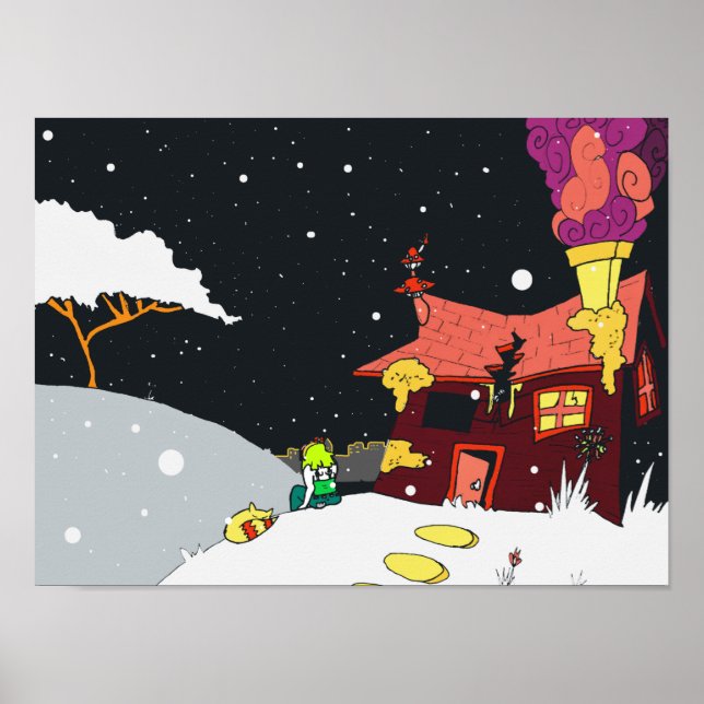 Poster Helvetica Nouveau par Finnlee Burge (Devant)