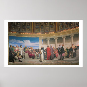 Poster Hémicycle : Artistes de tous les âges, détail d