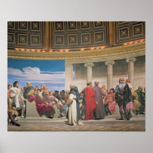 Poster Hémicycle : Artistes de tous les âges, détail du