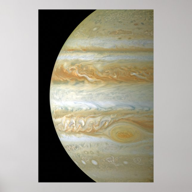 Poster Hémisphère Jupiter (Devant)