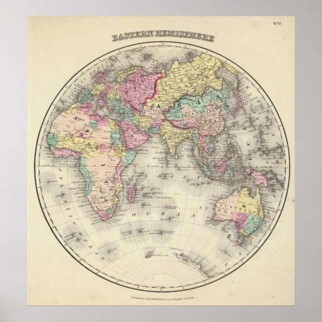 Poster Hémisphère oriental 16 (Devant)