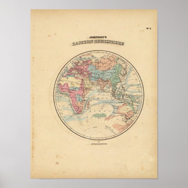 Poster Hémisphère oriental 2 (Devant)