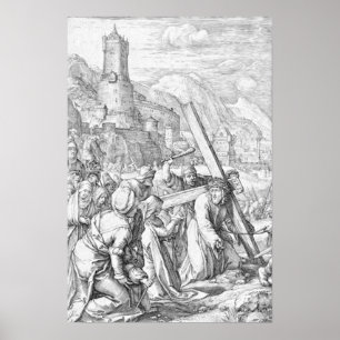 Poster Hendrick Goltzius Christ portant la croix
