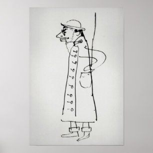 Poster Henri de Toulouse-Lautrec Autoportrait, c.1885
