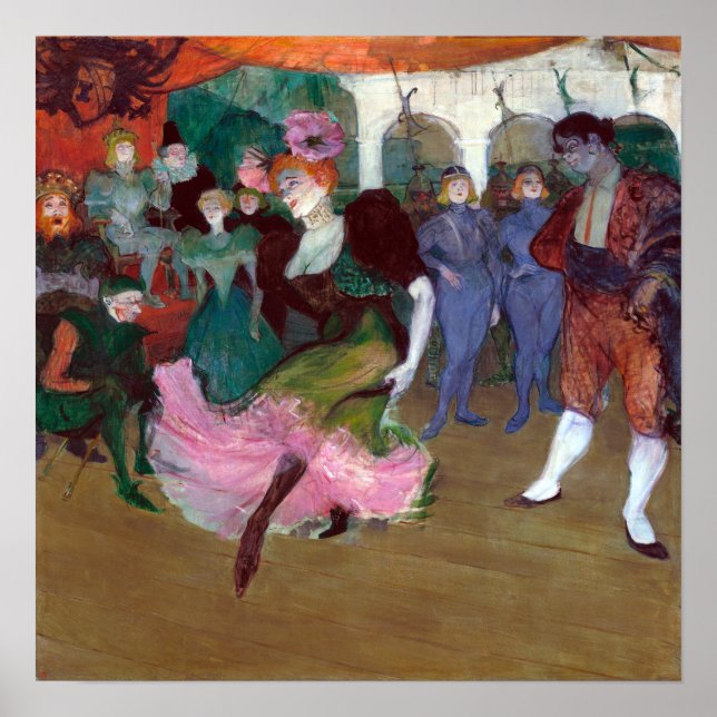Poster Henri de Toulouse-Lautrec Marcelle Lender Danser (Devant)